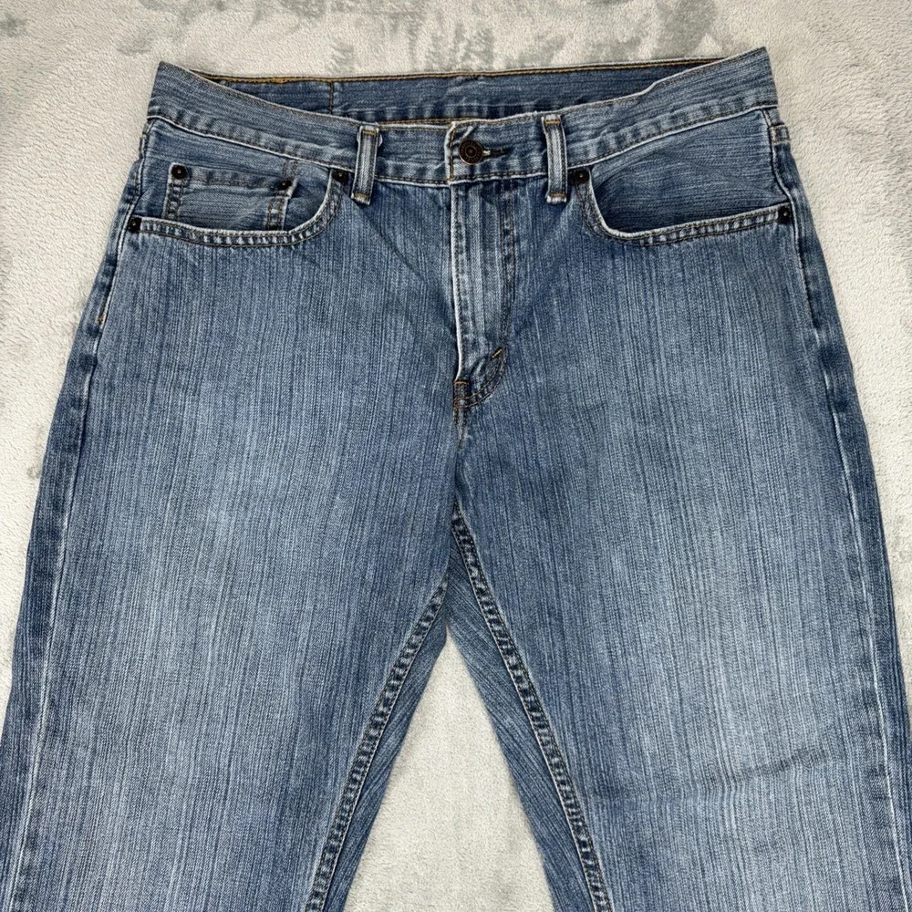 Levi's 559‎ Mens Jeans Size 32 X 30 Blue Denim Cotton 5-Pockets Straight Leg